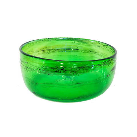 Lime Green Squiggly Bowl