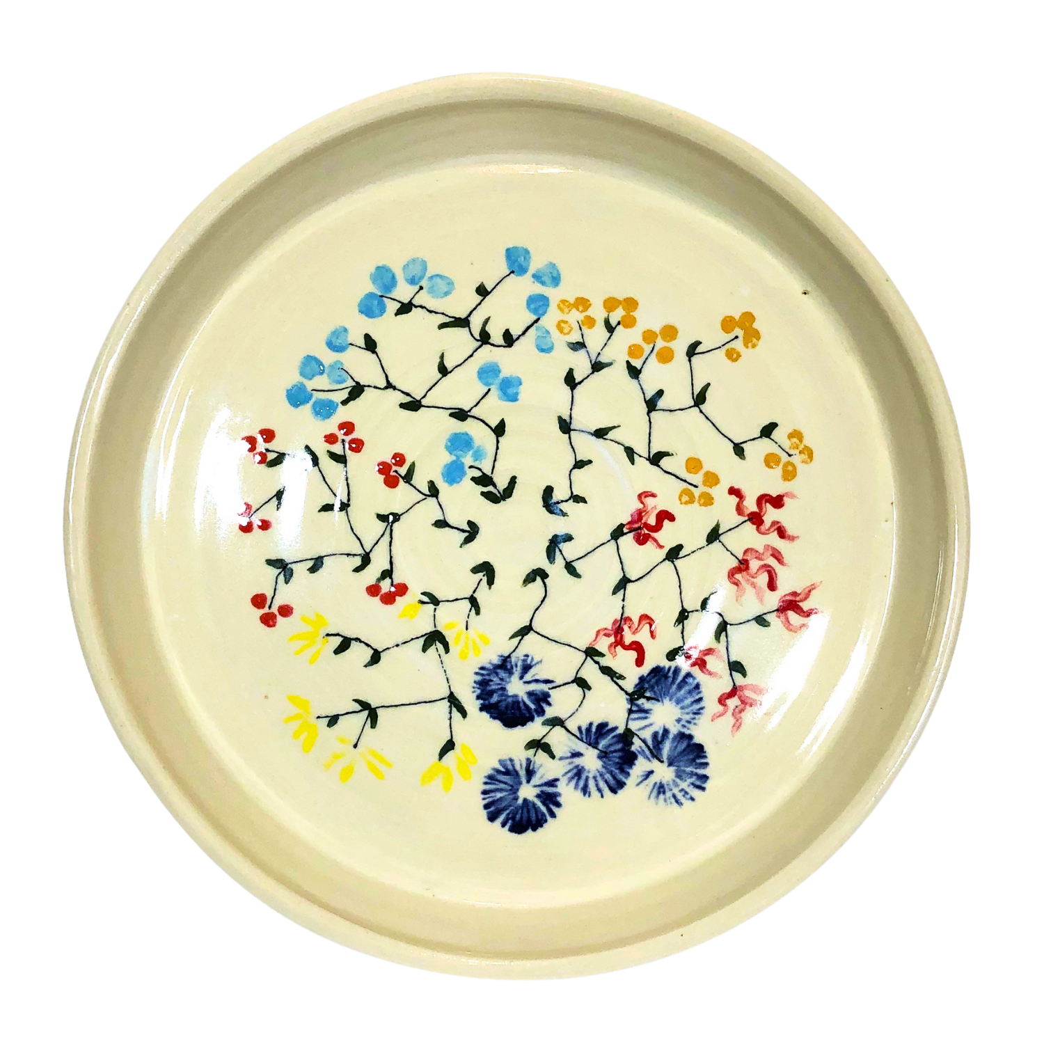 LG Flat Flower Plater Round