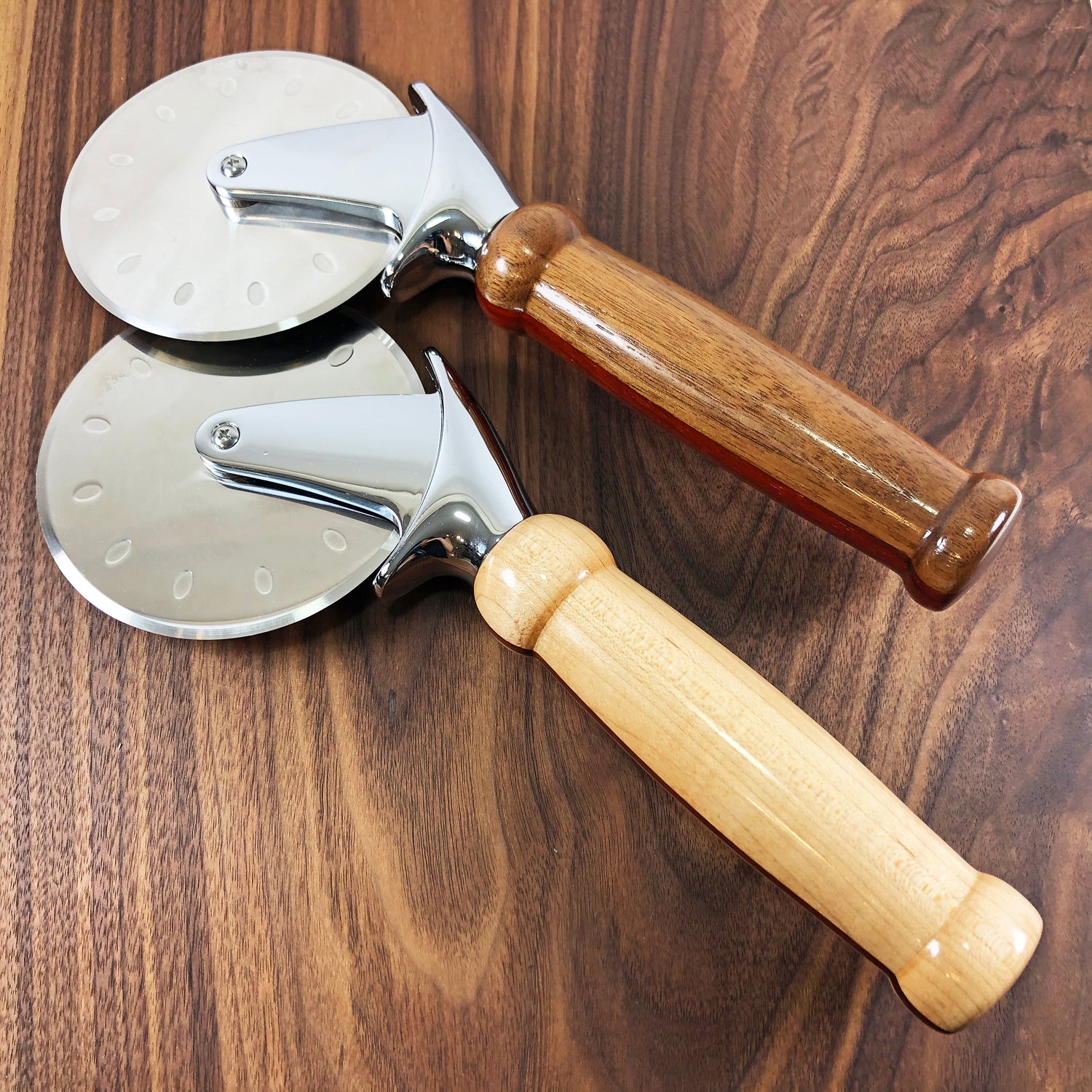 Wooden Pizza Cutter