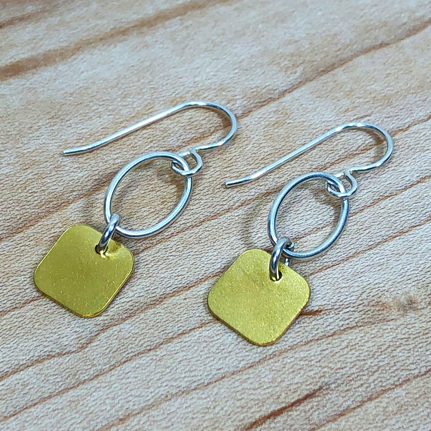 Sterling and Gold Earrings