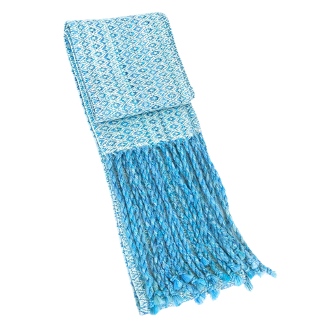 Turquoise Silk Scarf