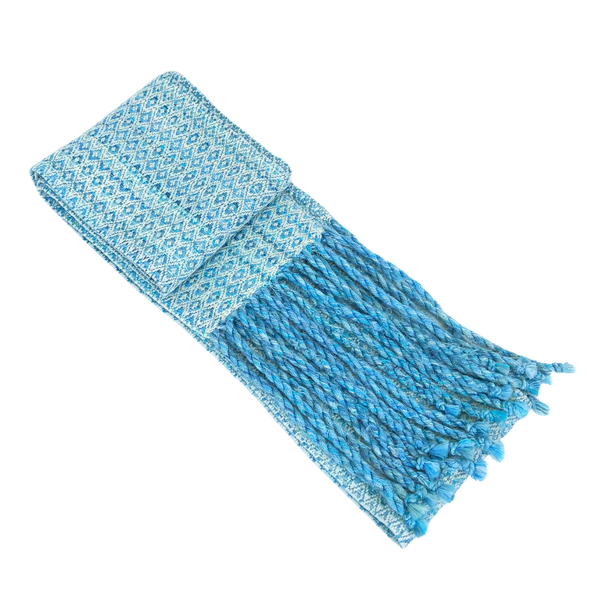 Turquoise Silk Scarf