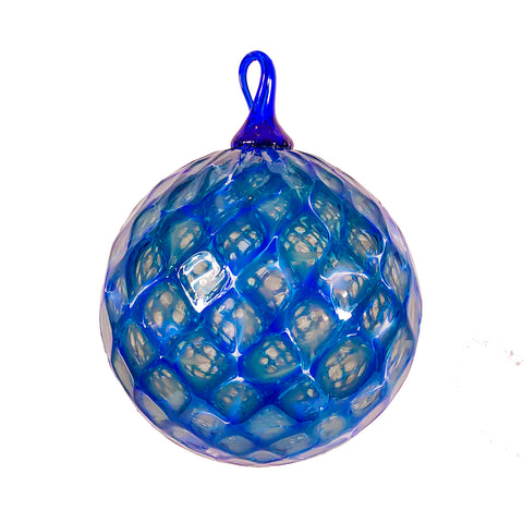 Blue/Clear White Ornament