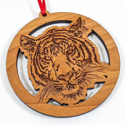 Tiger Circle Ornament