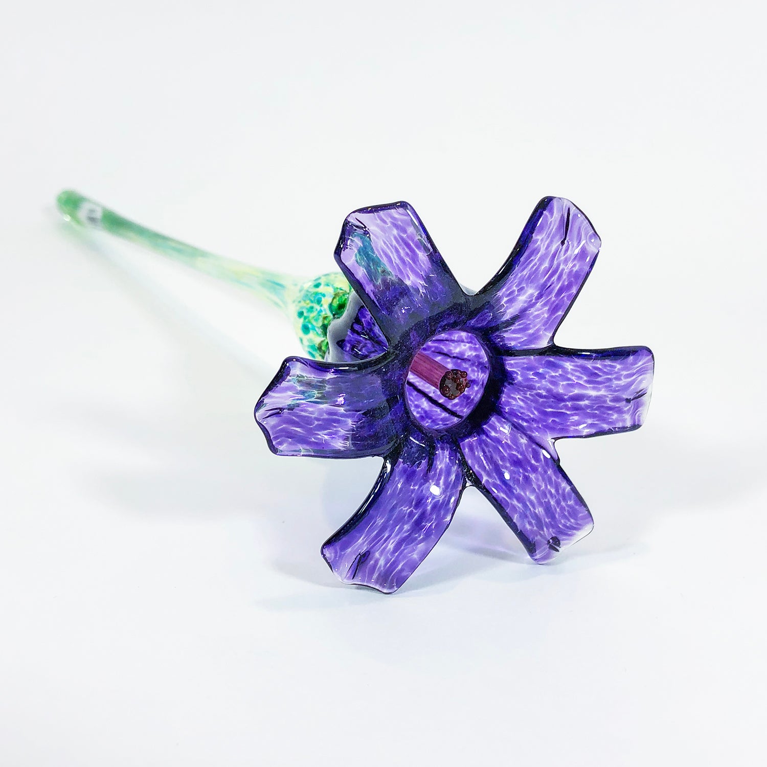 Daisy Purple Glass Flower