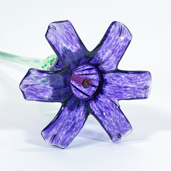 Daisy Purple Glass Flower