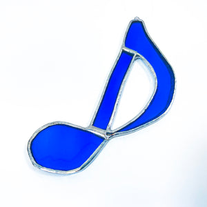 4 Inch Blue Music Note