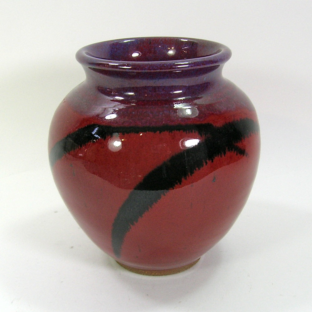 Red Clay Flower or Kitchen Utensil Vase