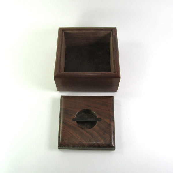 Walnut Wooden Keepsake Box w/ Lid