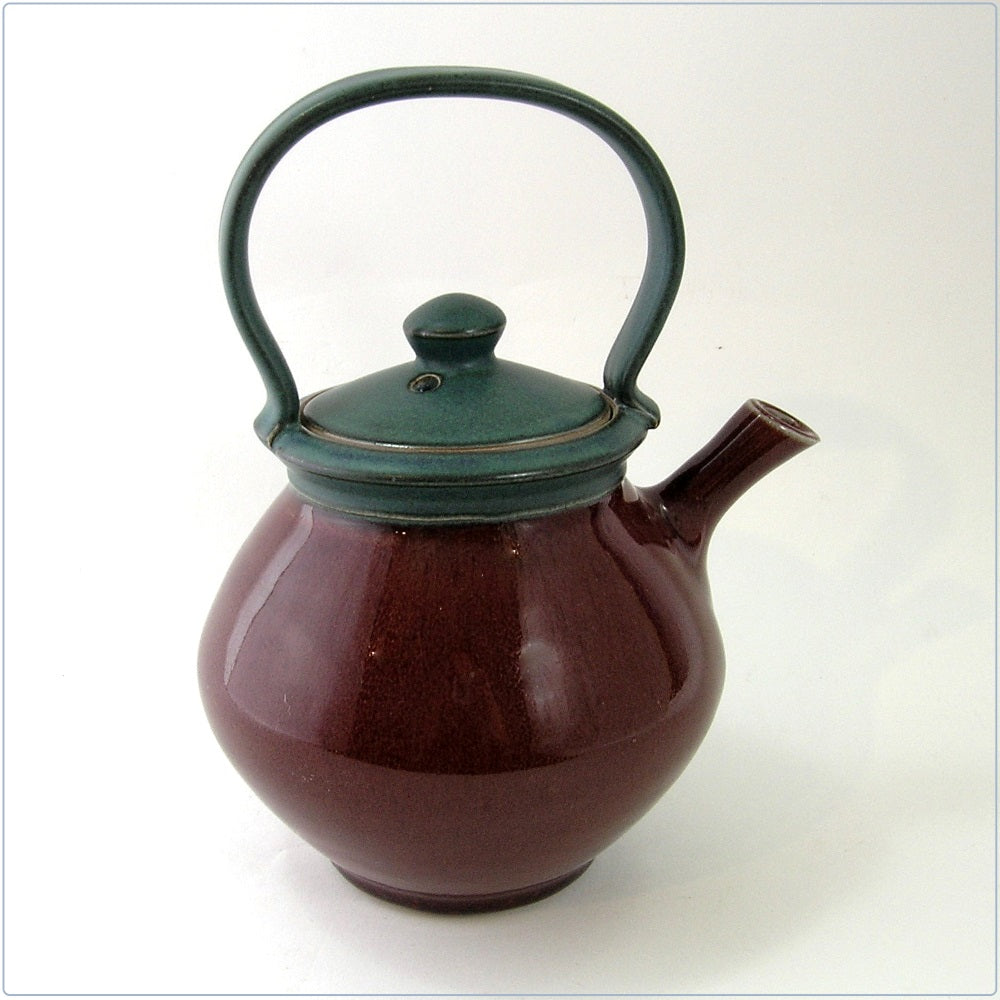 Red and Green Teapot