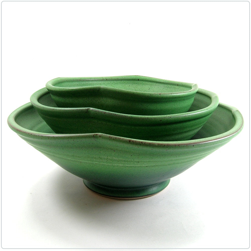 Green Small Flower Bowl