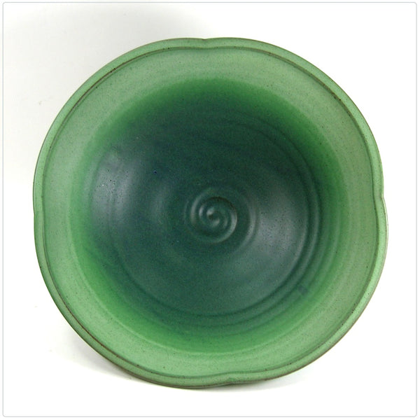 Green Large Flower Bowl