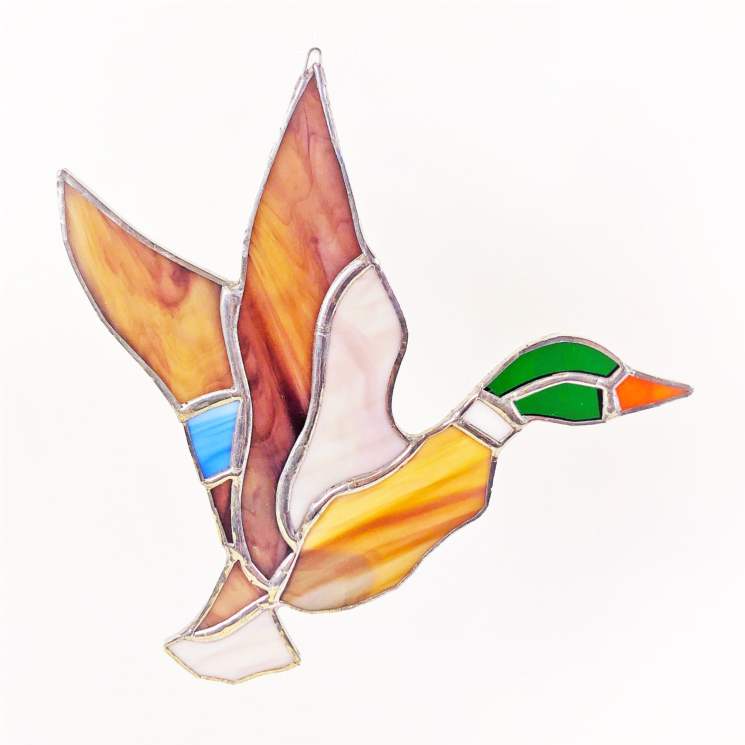 Glass Mallard Duck