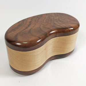 Walnut & Maple Kidney Box