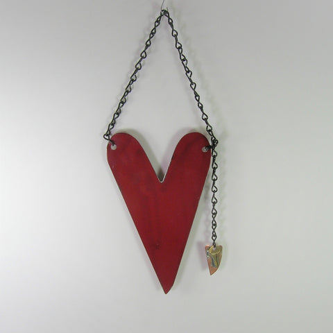 Key To Your Heart Metal Sculpture Art