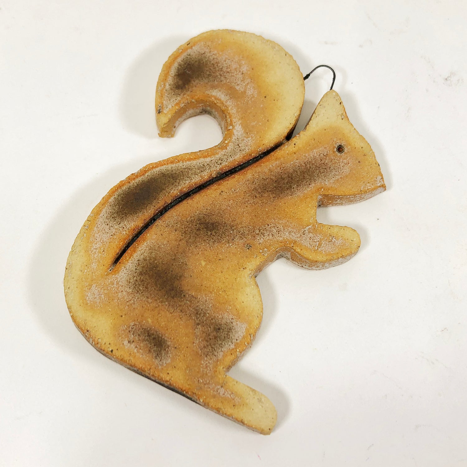 Clay Squirrel Ornament