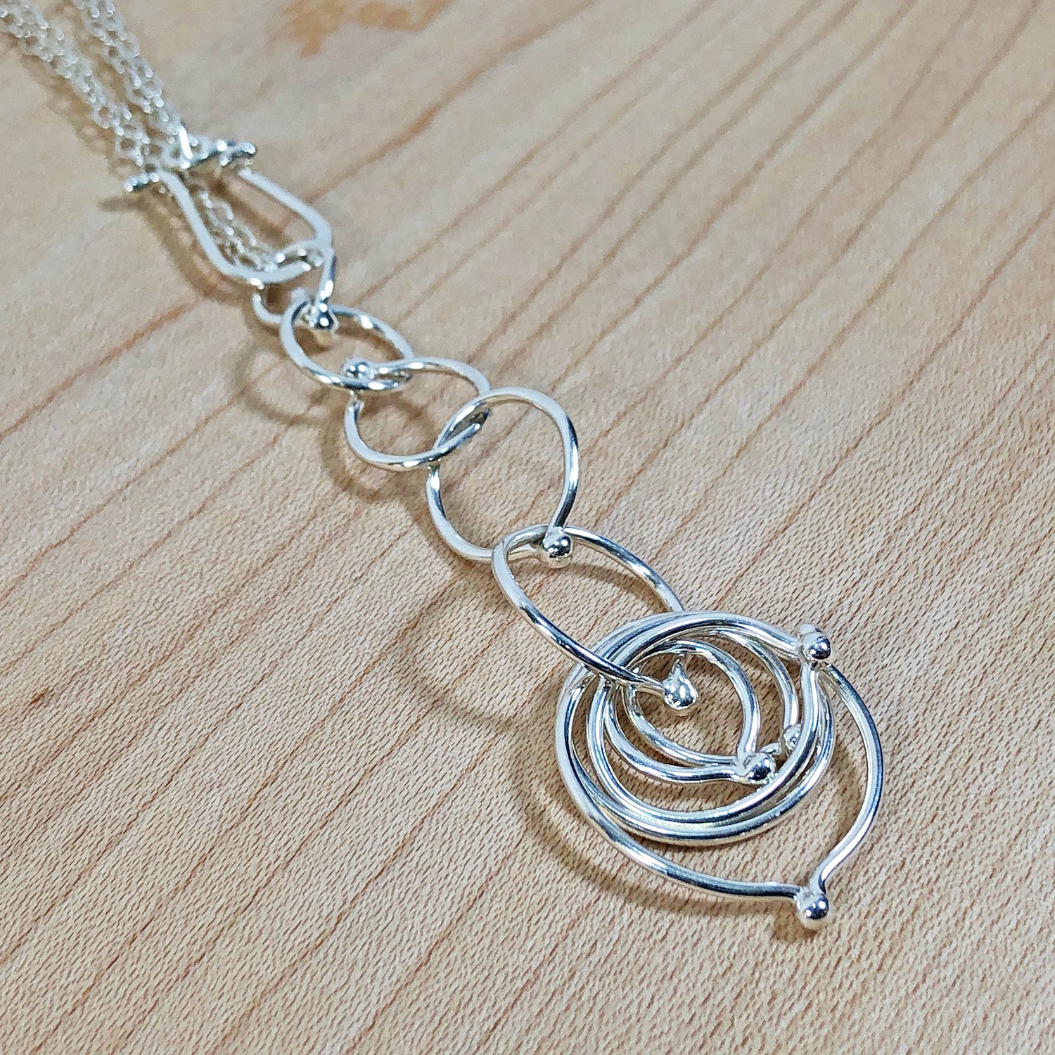 Hoop, Latch & Chain Necklace
