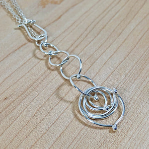 Hoop, Latch & Chain Necklace