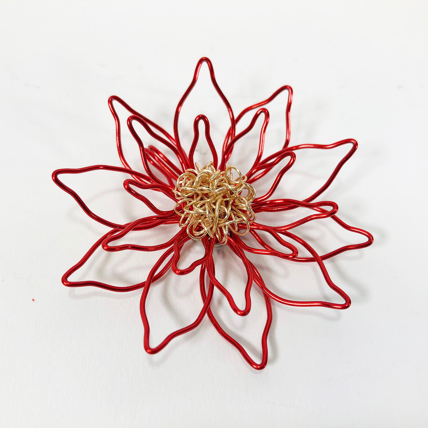 Poinsettia Magnetic Pin