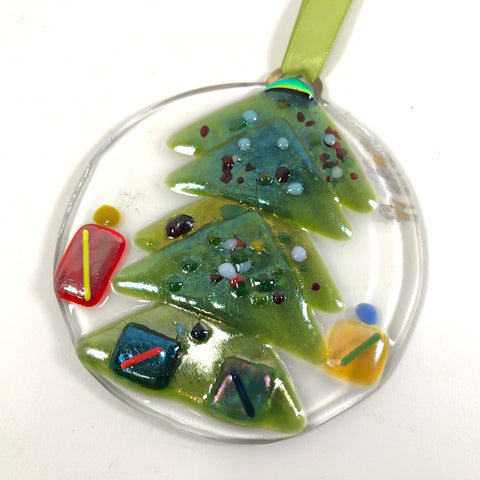 Tree & Presents Ornament