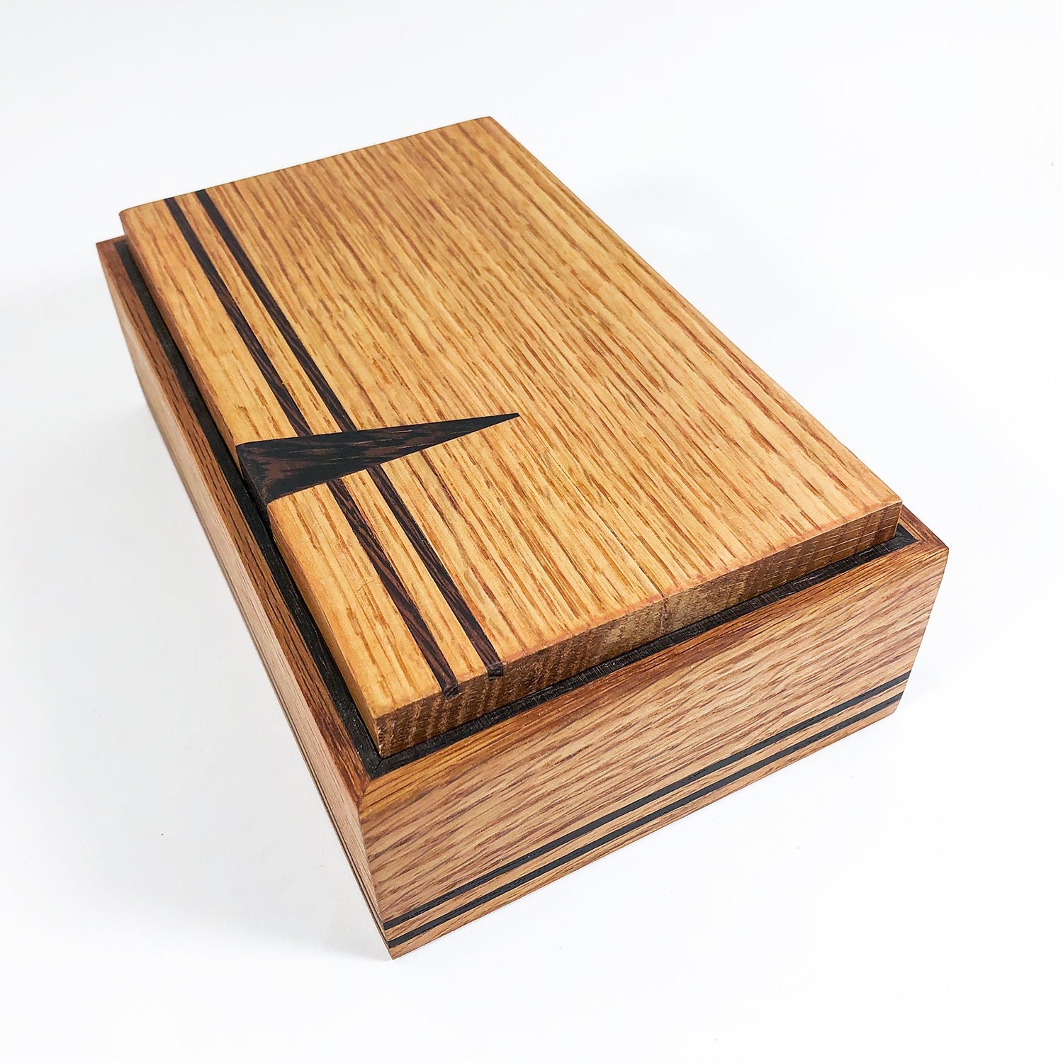5X8 Oak /Walnut Inlay Box