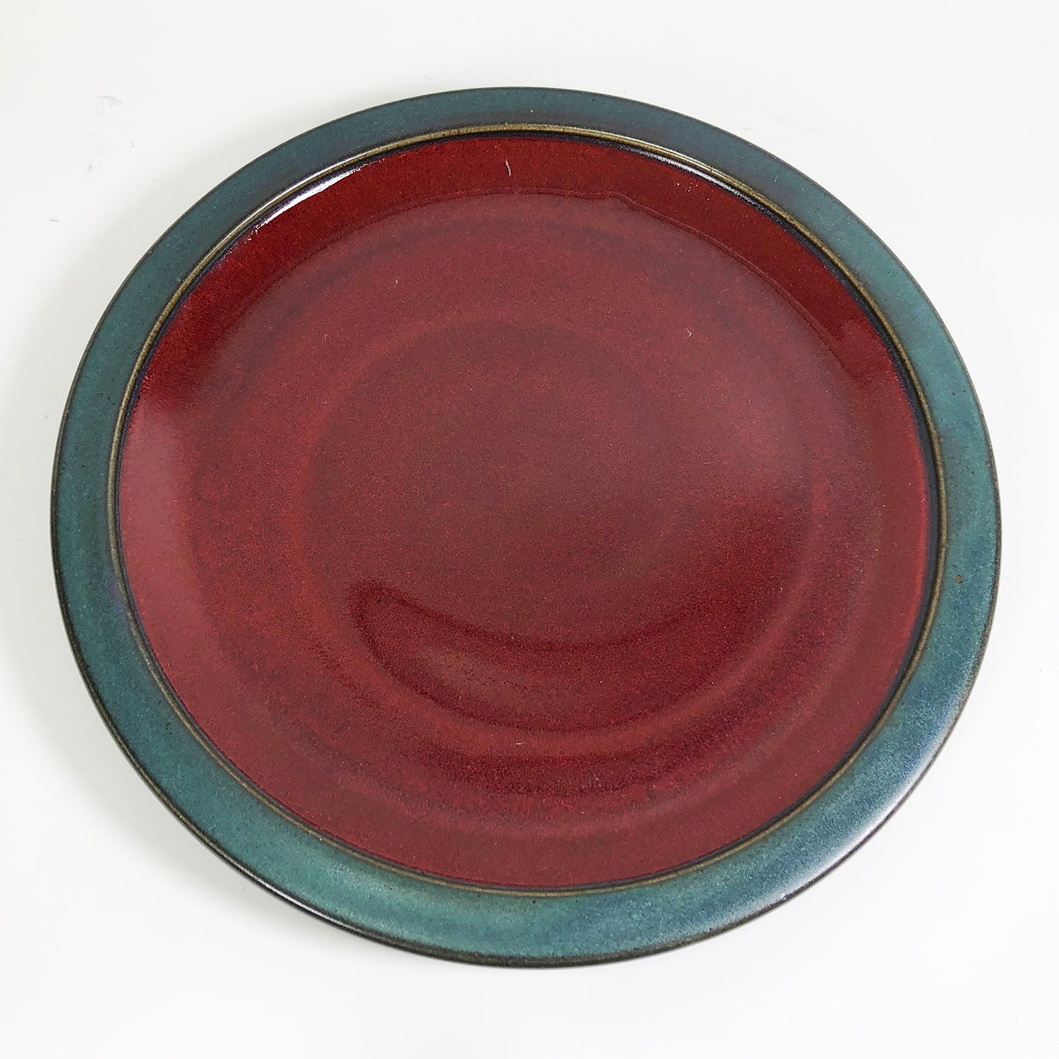 10.5 Inch Red & Green Dinner Plate