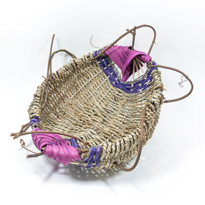 12x16 Inch Handwoven Free-form Basket