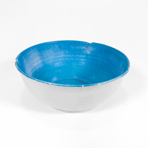 Med Teal Petal Bowl