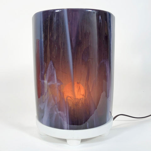 Purple Glass Lamp
