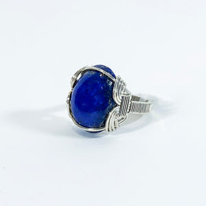SS Ring Lapis Lazuli