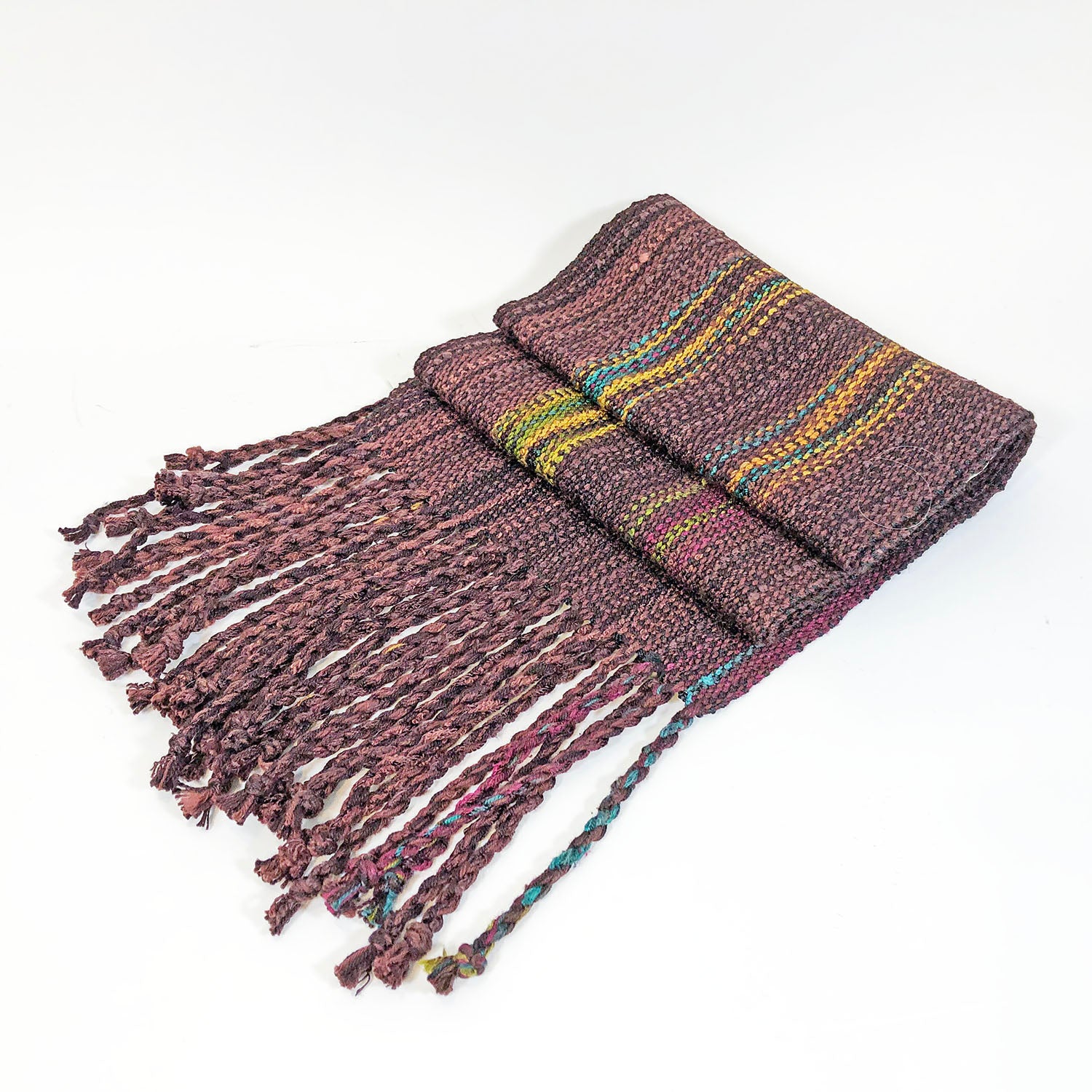Brown Space-dyed Scarf